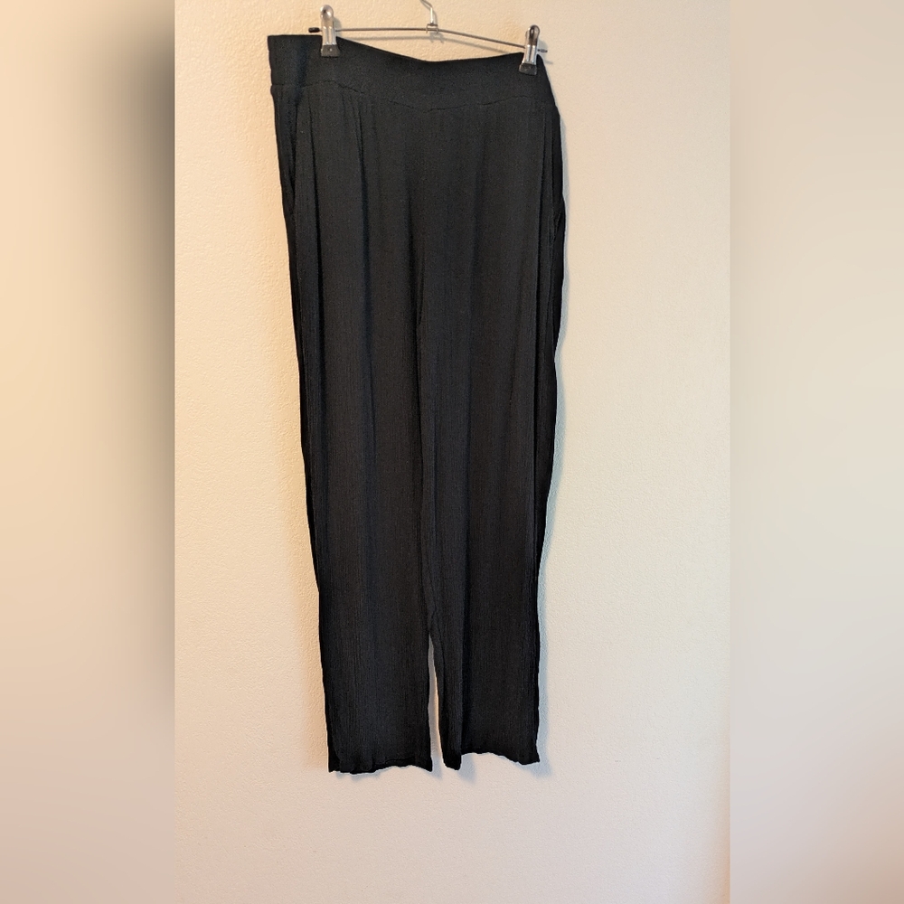 Three Dots Women's Black Pants Size XL - Picture 2 of 4